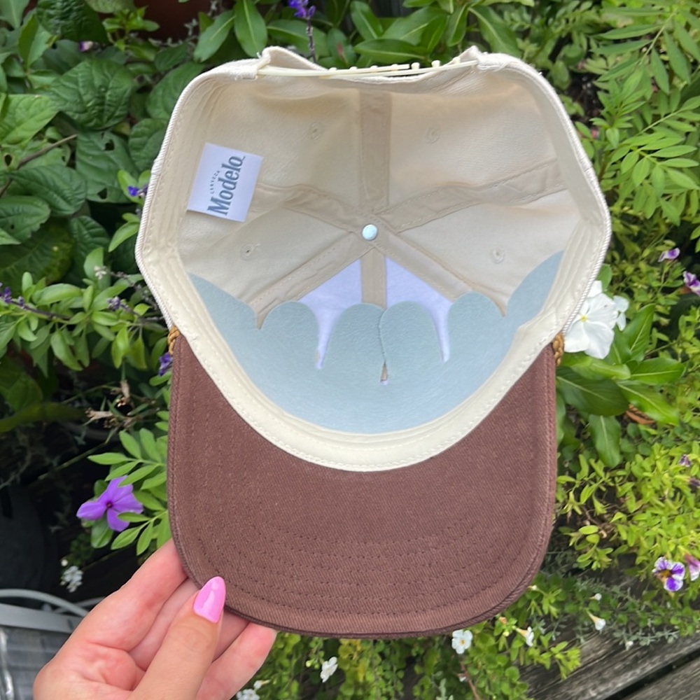Modelo Two-Tone Rope-Trim Hat - Picture 2 of 4